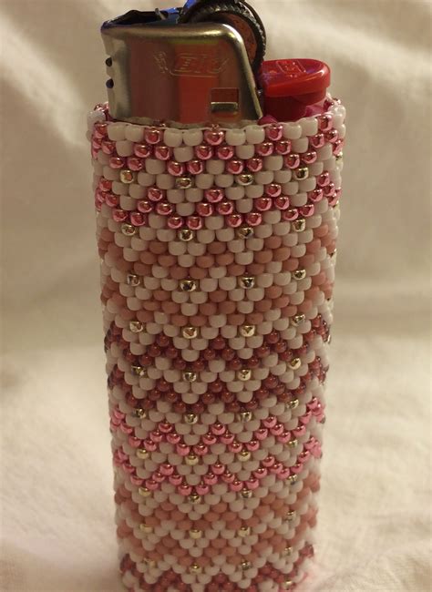 peyote stitch lighter cover patterns.